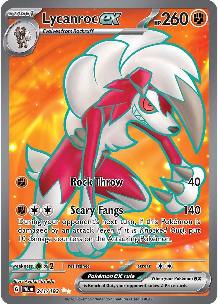 Lycanroc ex (241/193) [Scarlet & Violet: Paldea Evolved] | Galactic Gamez