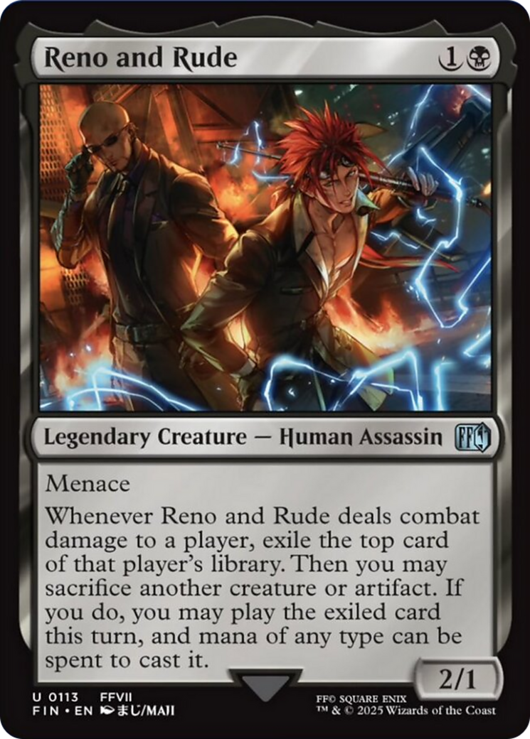 Reno and Rude [FINAL FANTASY] | Galactic Gamez
