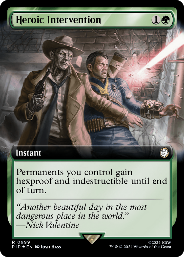 Heroic Intervention (Extended Art) (Surge Foil) [Fallout] | Galactic Gamez