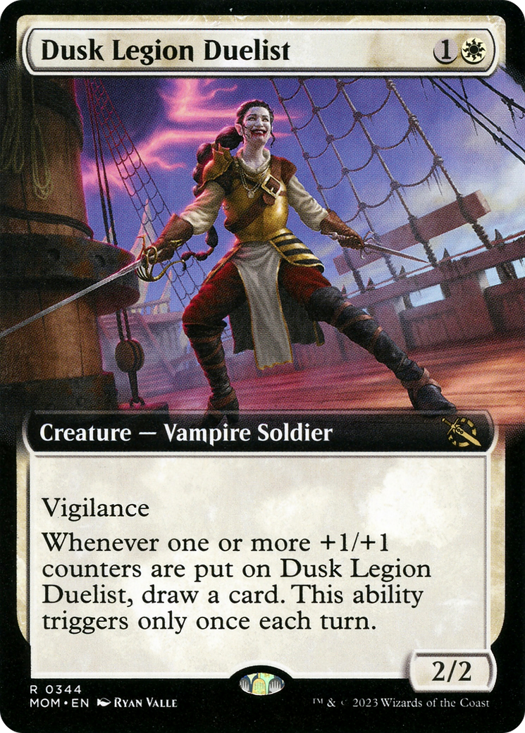 Dusk Legion Duelist (Extended Art) [March of the Machine] | Galactic Gamez