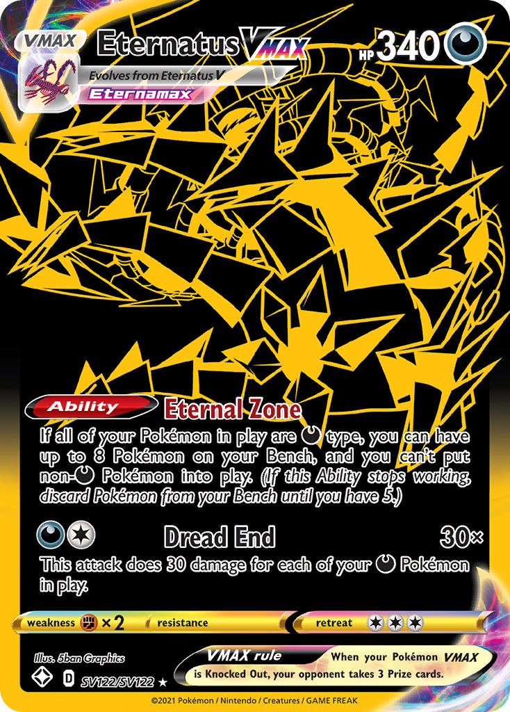 shining fates pokemon cards near me Eternatus VMAX (SV122/SV122) [Sword & Shield: Shining Fates] – Galactic  Gamez