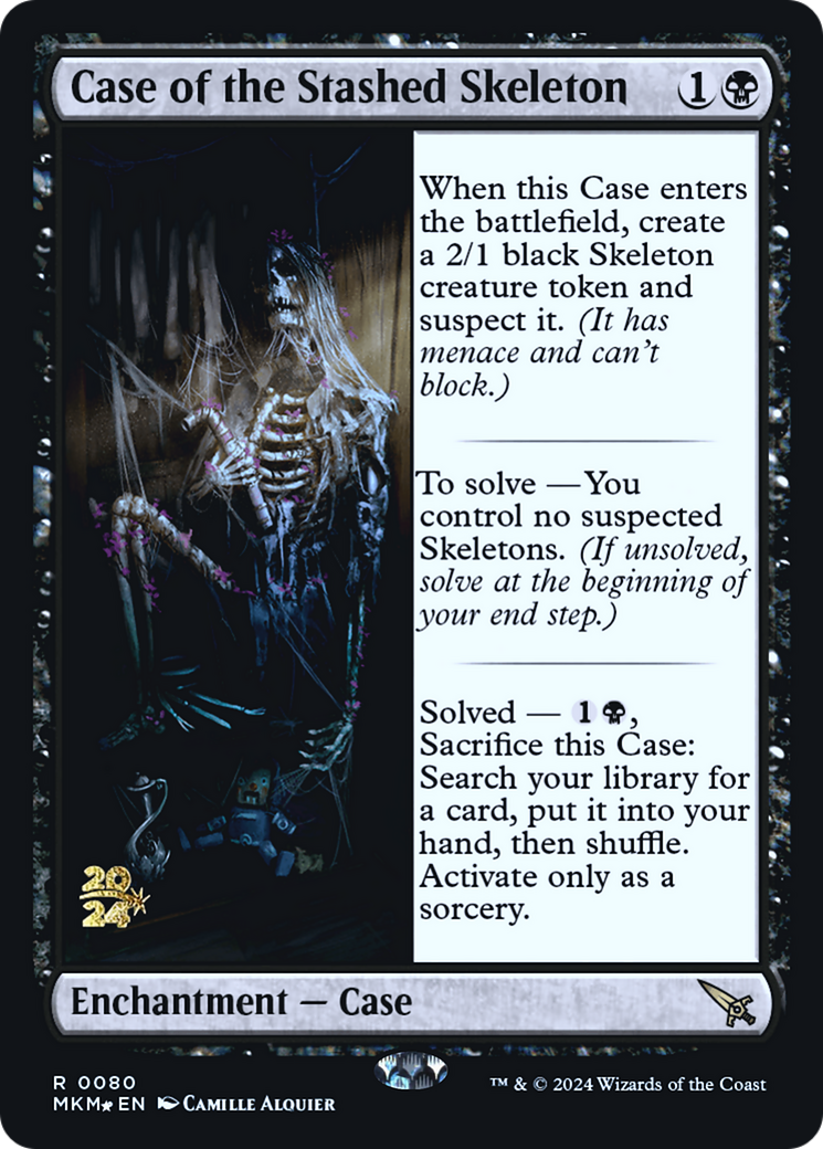 Case of the Stashed Skeleton [Murders at Karlov Manor Prerelease Promos] | Galactic Gamez