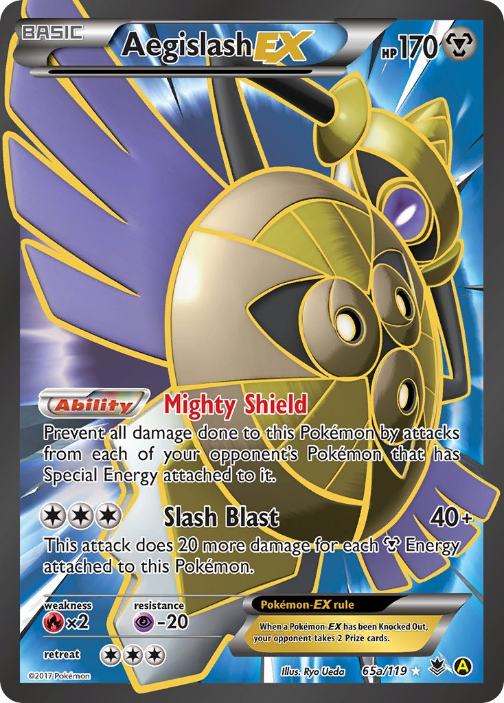 Aegislash EX (65a/119) [Alternate Art Promos] | Galactic Gamez