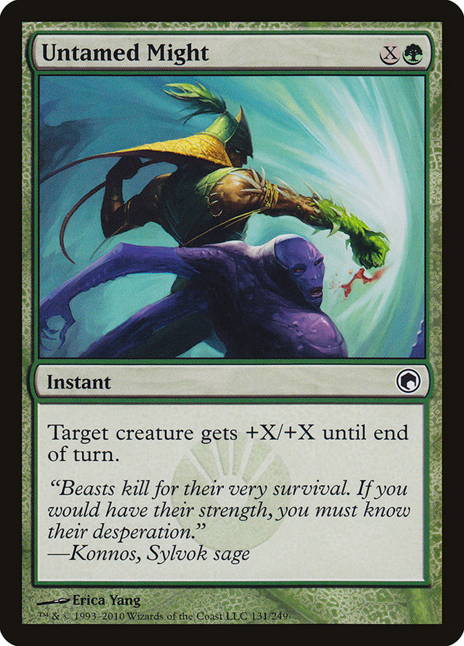 Untamed Might [Scars of Mirrodin] | Galactic Gamez