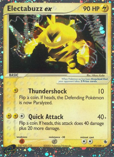 Electabuzz ex (97/109) [EX: Ruby & Sapphire] | Galactic Gamez