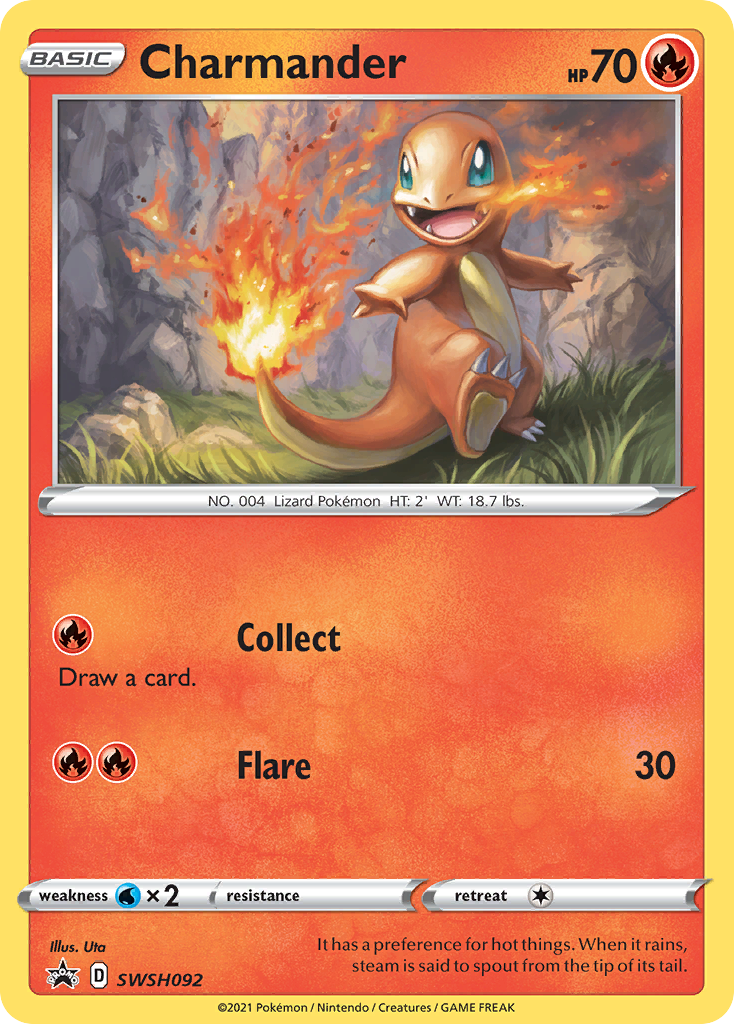 Charmander (SWSH092) [Sword & Shield: Black Star Promos] | Galactic Gamez