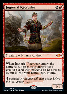 Imperial Recruiter (Foil Etched) [Modern Horizons 2] | Galactic Gamez