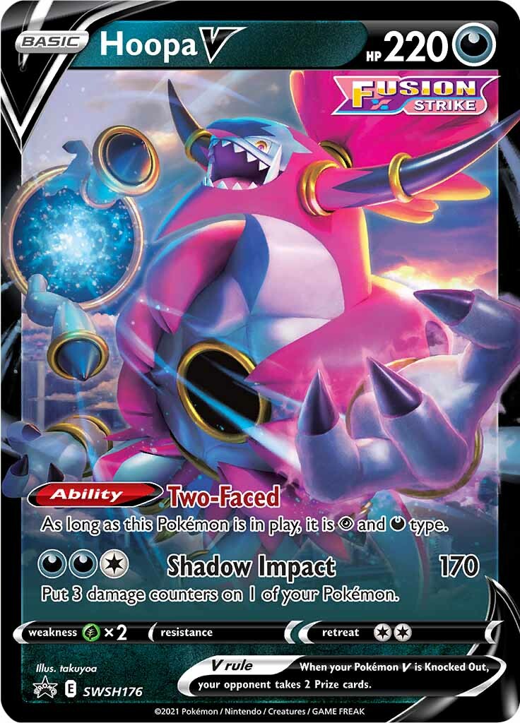 Hoopa V (SWSH176) (Jumbo Card) [Sword & Shield: Black Star Promos] | Galactic Gamez