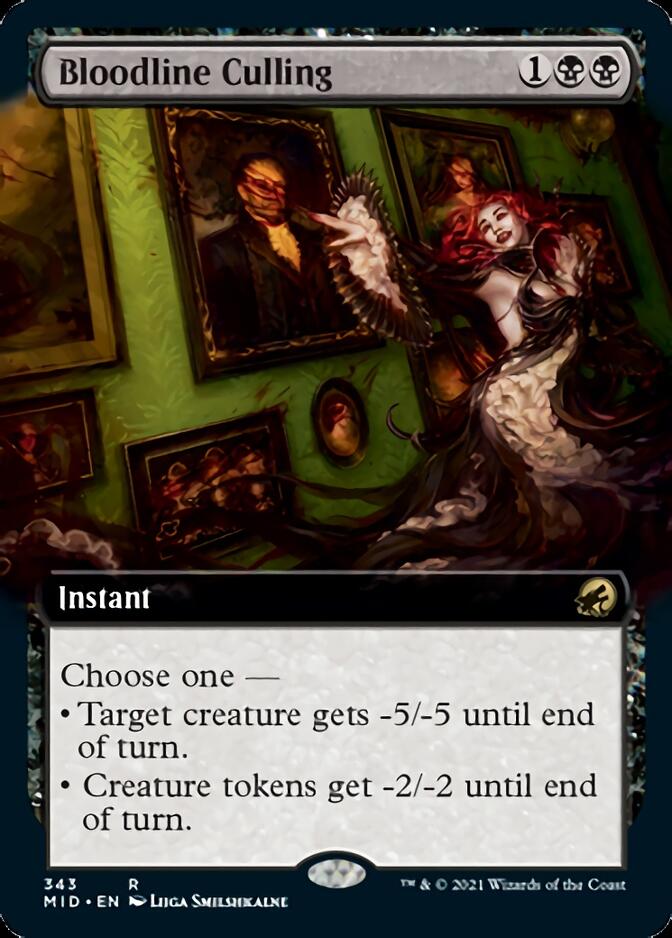 Bloodline Culling (Extended Art) [Innistrad: Midnight Hunt] | Galactic Gamez