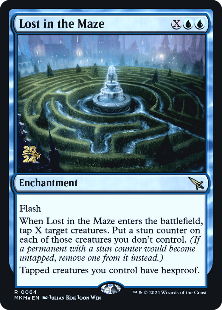 Lost in the Maze [Murders at Karlov Manor Prerelease Promos] | Galactic Gamez