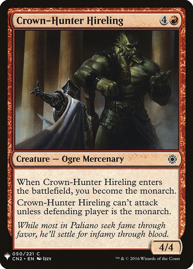 Crown-Hunter Hireling [Mystery Booster] | Galactic Gamez