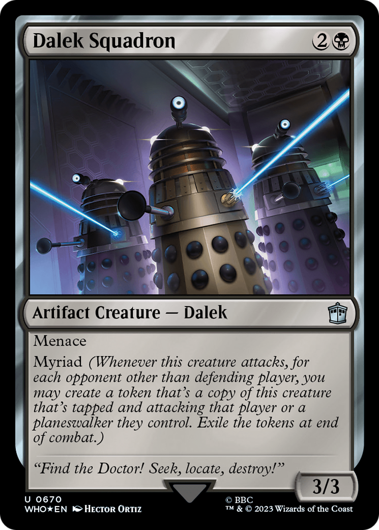 Dalek Squadron (Surge Foil) [Doctor Who] | Galactic Gamez