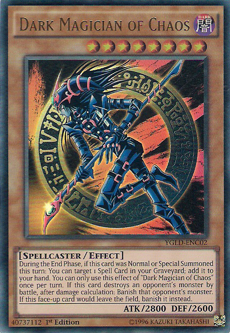 Dark Magician of Chaos [YGLD-ENC02] Ultra Rare | Galactic Gamez