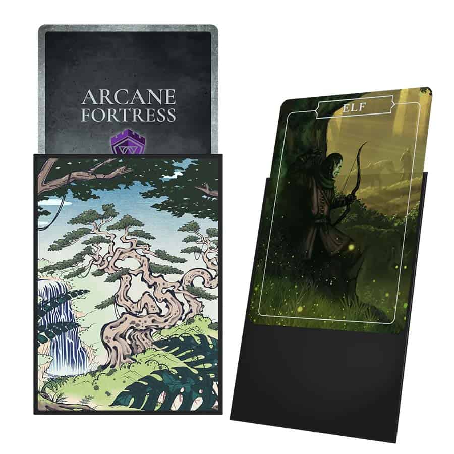 Arcane Fortress - Premium Matte Art Sleeves 100ct - Verdant Sanctuary | Galactic Gamez