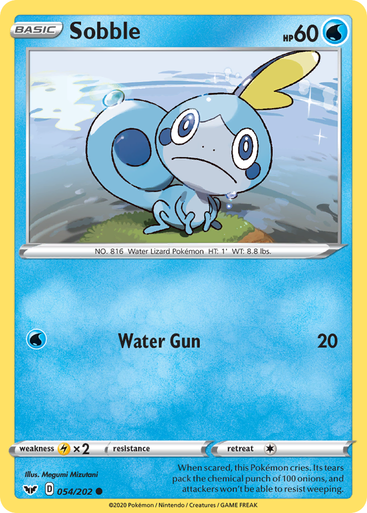 Sobble (054/202) [Sword & Shield: Base Set] | Galactic Gamez