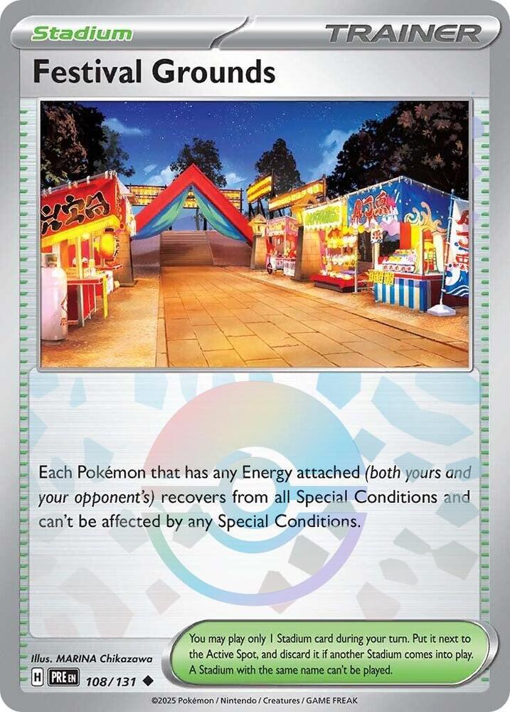 Festival Grounds (108/131) (Poke Ball Pattern) [Scarlet & Violet: Prismatic Evolutions] | Galactic Gamez