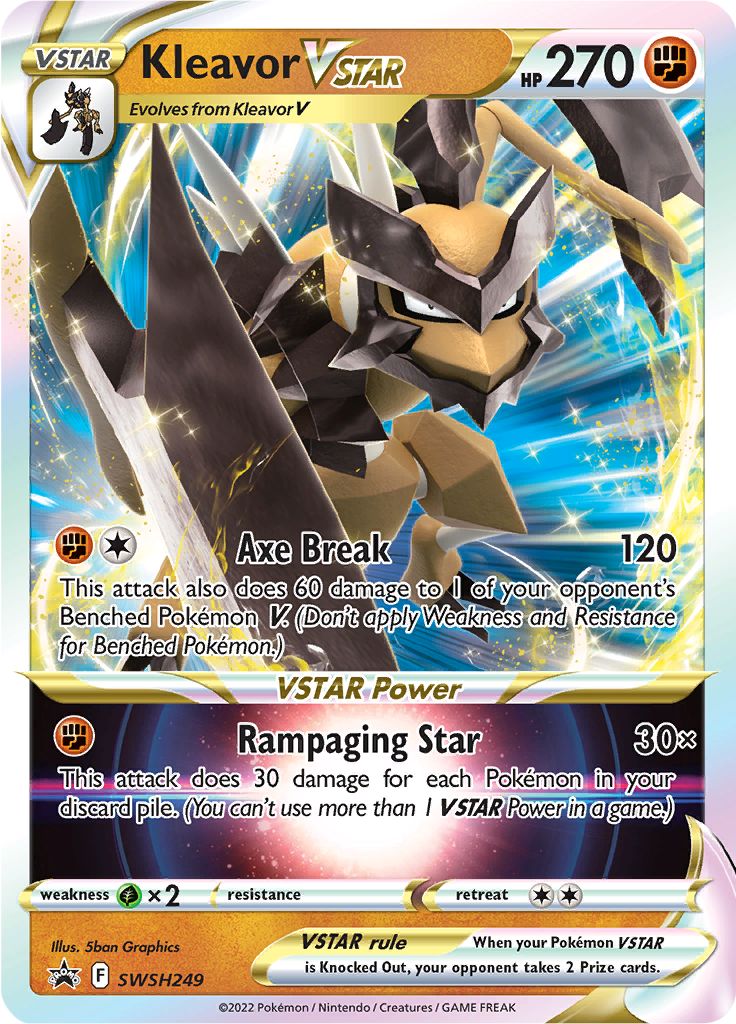 Kleavor VSTAR (SWSH249) (Jumbo Card) [Sword & Shield: Black Star Promos] | Galactic Gamez