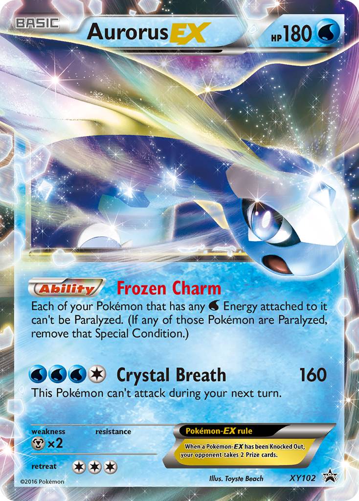 Aurorus EX (XY102) [XY: Black Star Promos] | Galactic Gamez