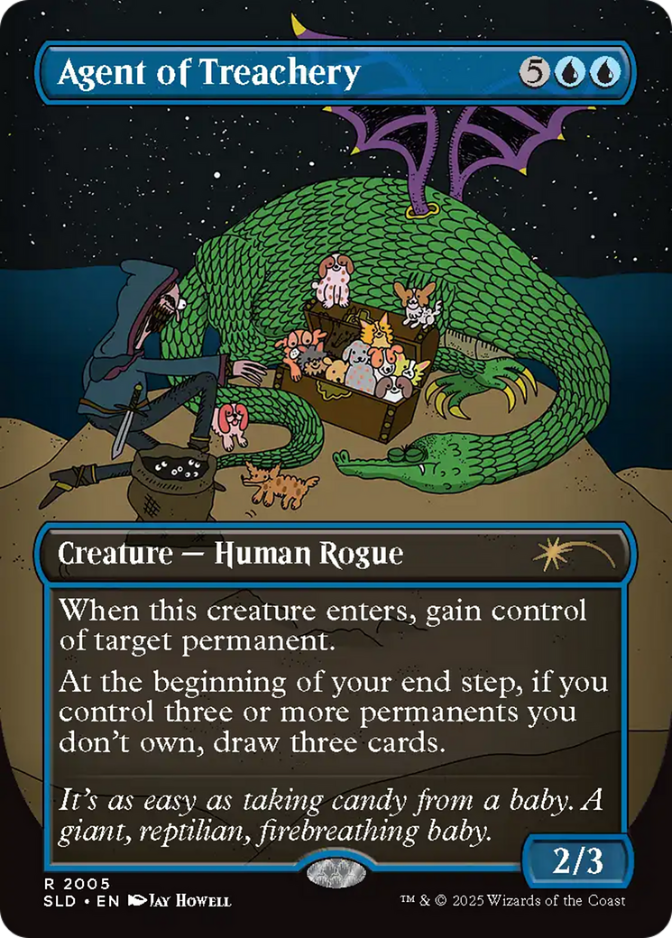Agent of Treachery (Rainbow Foil) [Secret Lair Drop Series] | Galactic Gamez