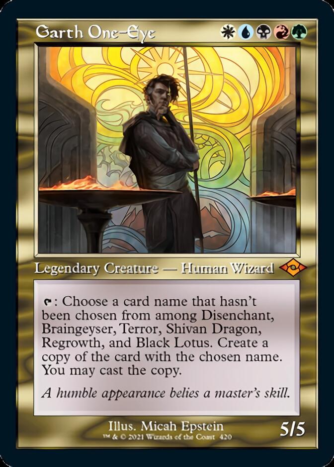 Garth One-Eye (Retro Foil Etched) [Modern Horizons 2] | Galactic Gamez
