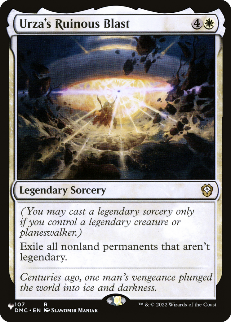 Urza's Ruinous Blast [Secret Lair: From Cute to Brute] | Galactic Gamez