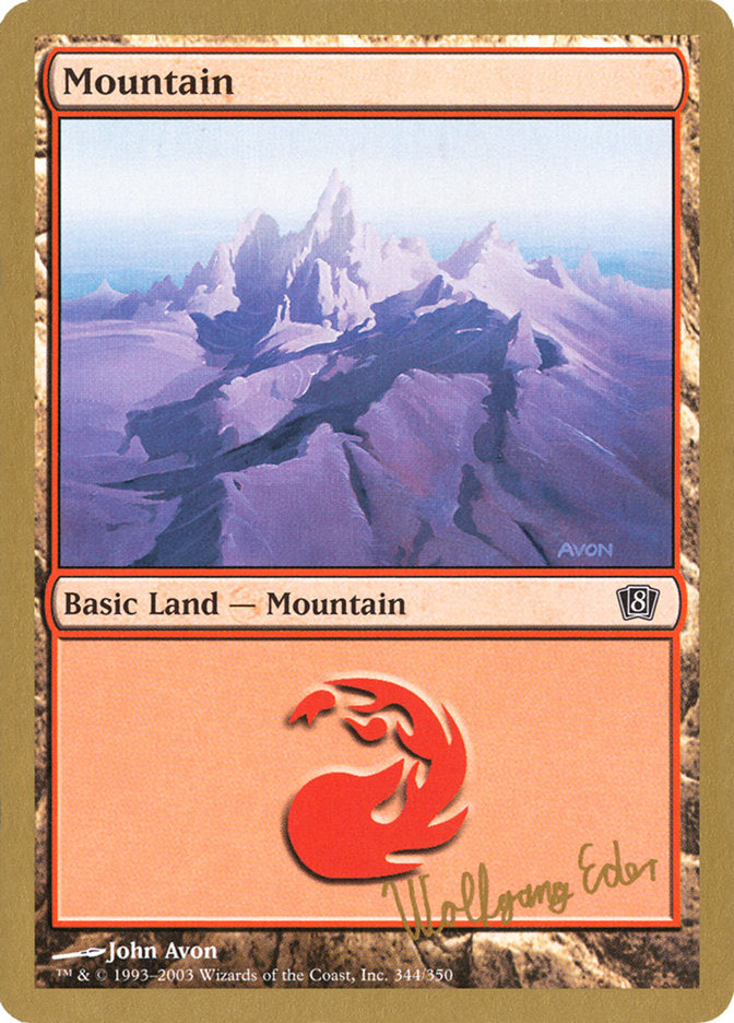 Mountain (Wolfgang Eder) [World Championship Decks 2003] | Galactic Gamez