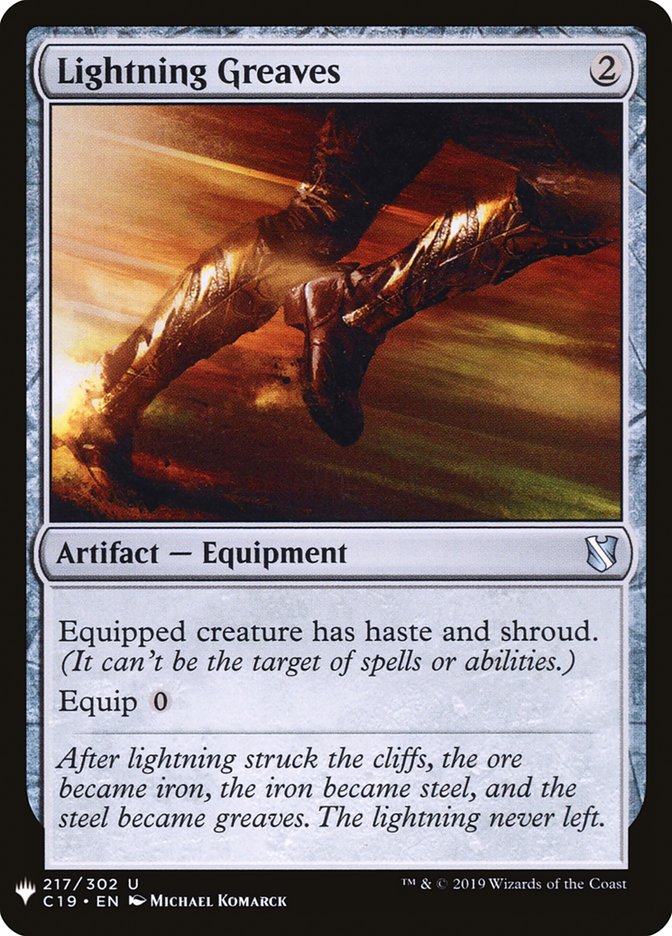 Lightning Greaves [Mystery Booster] | Galactic Gamez