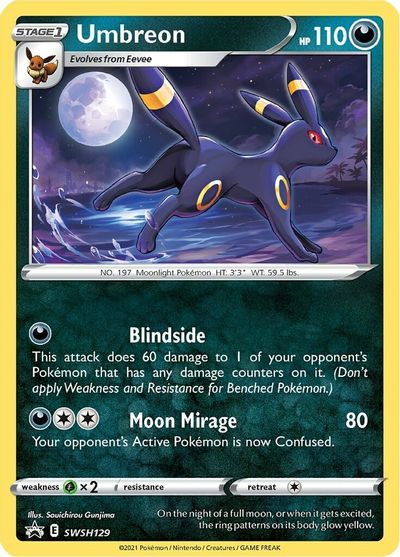 Umbreon (SWSH129) [Sword & Shield: Black Star Promos] | Galactic Gamez