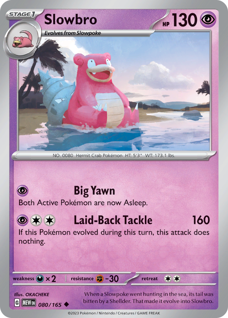 Slowbro (080/165) [Scarlet & Violet 151] | Galactic Gamez