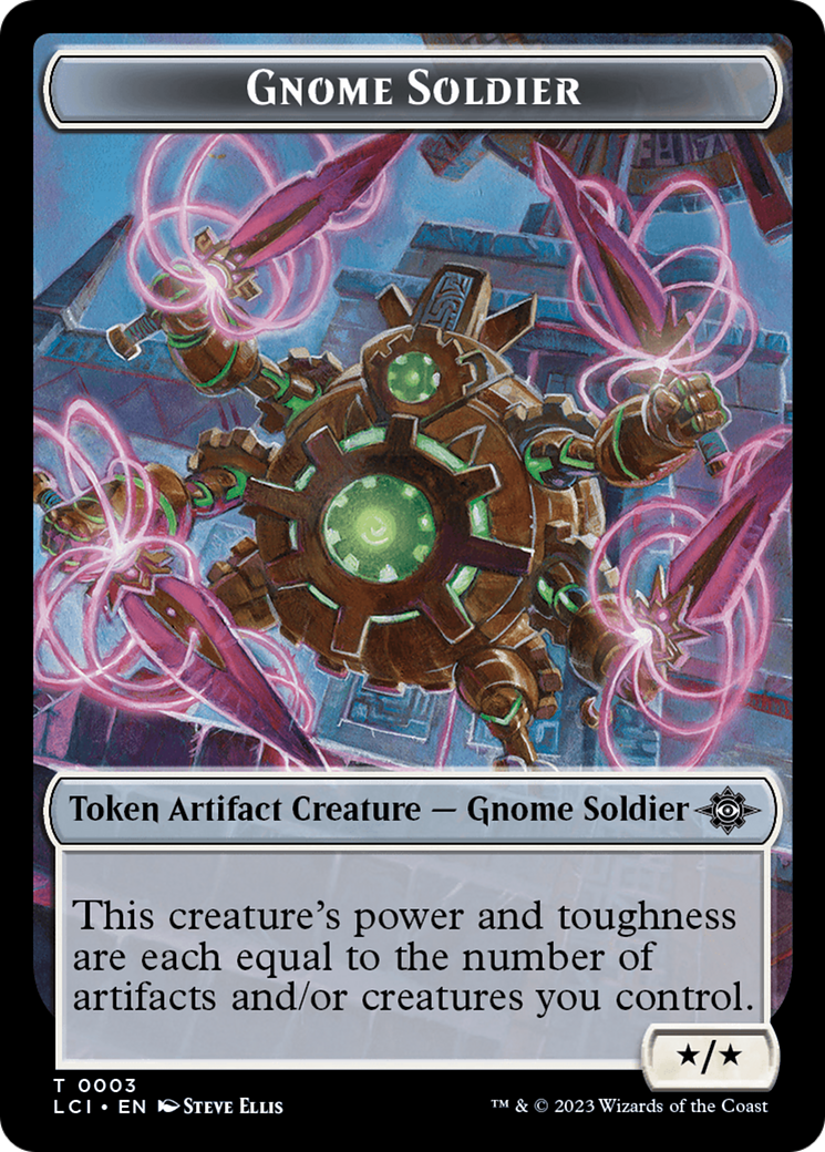 Gnome Soldier Token [The Lost Caverns of Ixalan Tokens] | Galactic Gamez
