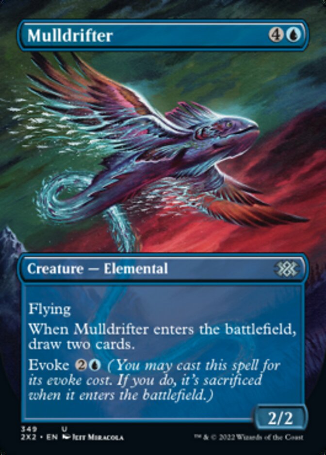 Mulldrifter (Borderless Alternate Art) [Double Masters 2022] | Galactic Gamez