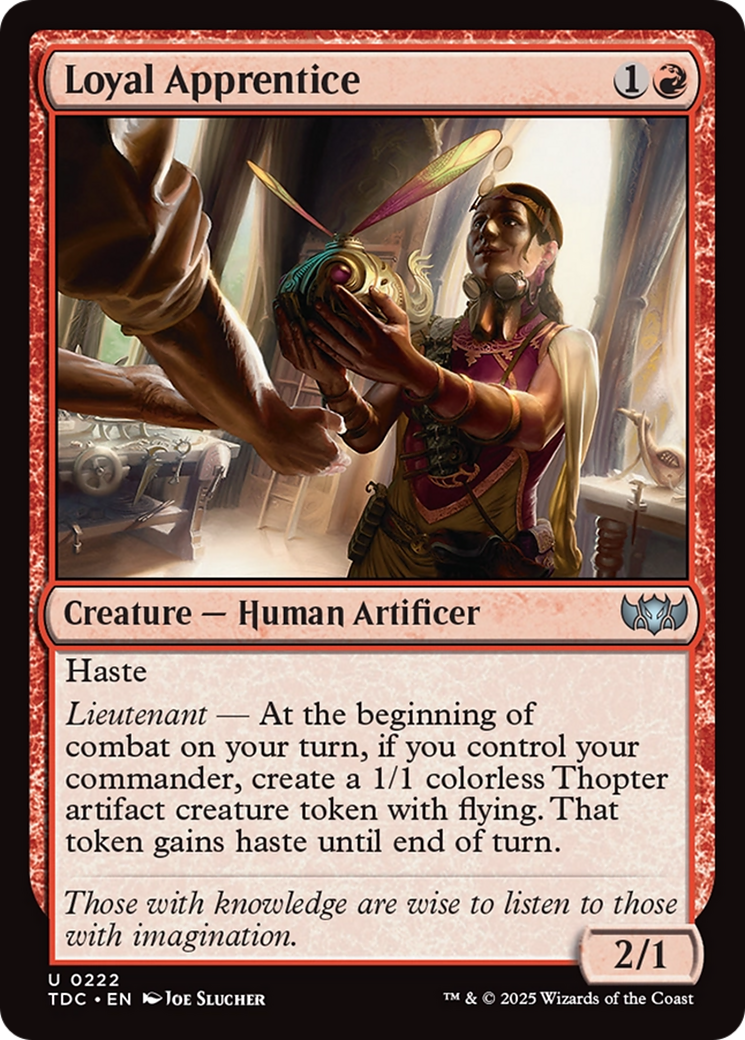 Loyal Apprentice [Tarkir: Dragonstorm Commander] | Galactic Gamez