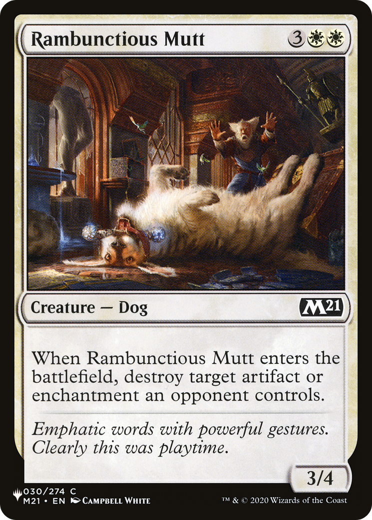 Rambunctious Mutt [The List] | Galactic Gamez