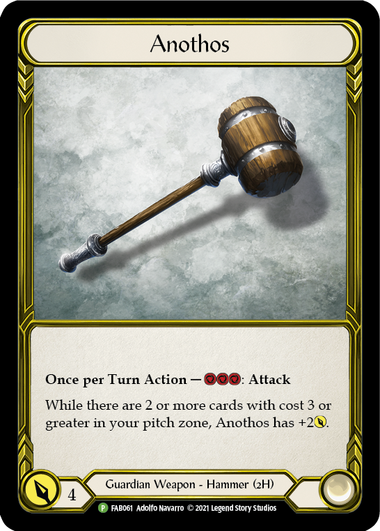 Anothos (Golden) [FAB061] (Promo)  Cold Foil | Galactic Gamez