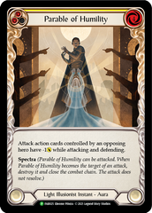 Parable of Humility [FAB025] (Promo)  Cold Foil | Galactic Gamez