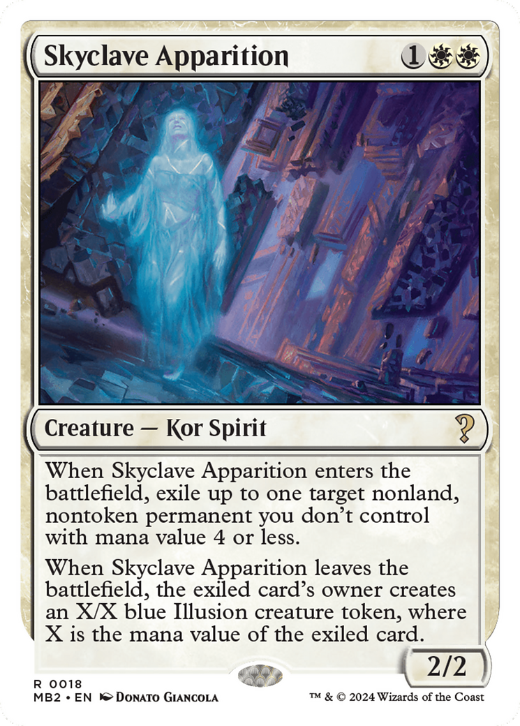 Skyclave Apparition (White Border) [Mystery Booster 2] | Galactic Gamez