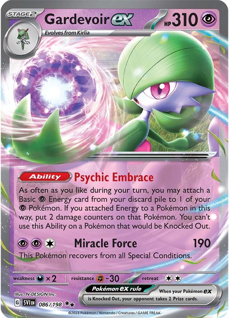 Gardevoir ex (086/198) [Scarlet & Violet: Base Set] | Galactic Gamez