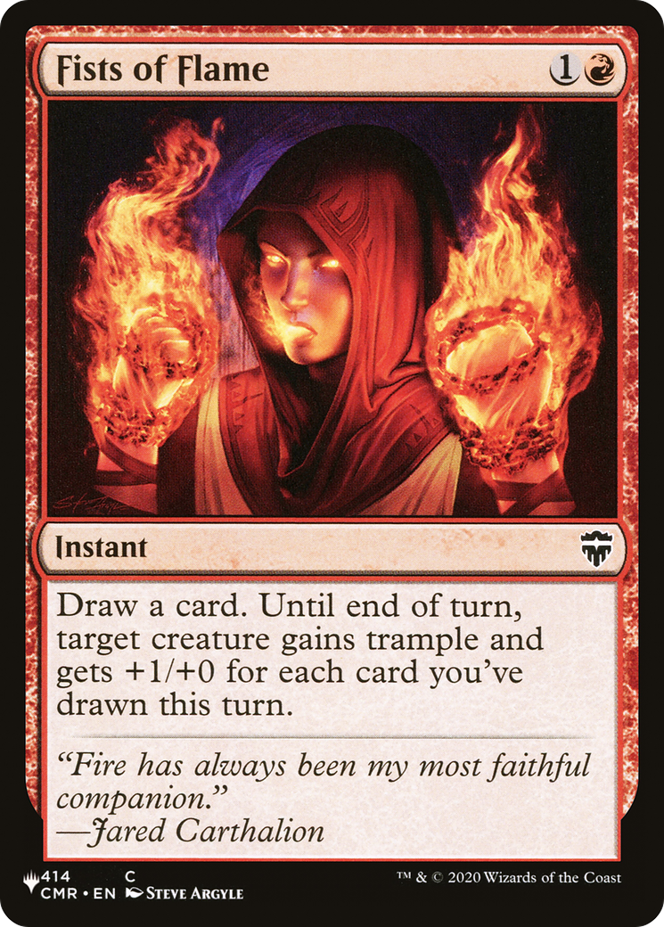 Fists of Flame [The List] | Galactic Gamez