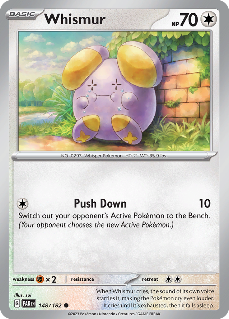 Whismur (148/182) [Scarlet & Violet: Paradox Rift] | Galactic Gamez