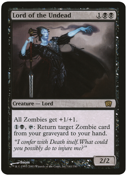 Lord of the Undead (Oversized) [Eighth Edition Box Topper] | Galactic Gamez