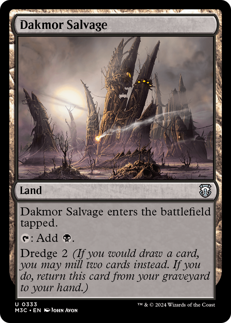 Dakmor Salvage (Ripple Foil) [Modern Horizons 3 Commander] | Galactic Gamez
