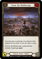 Scour the Battlescape (Red) [U-WTR194] (Welcome to Rathe Unlimited)  Unlimited Rainbow Foil | Galactic Gamez