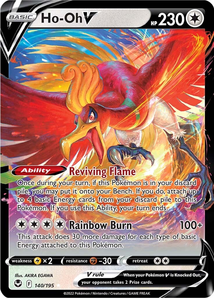 Ho-oh V (140/195) [Sword & Shield: Silver Tempest] | Galactic Gamez