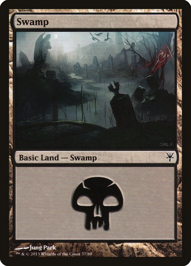 Swamp (37) [Duel Decks: Sorin vs. Tibalt] | Galactic Gamez