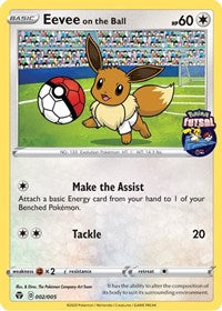 Eevee on the Ball (002/005) [Miscellaneous Cards] | Galactic Gamez