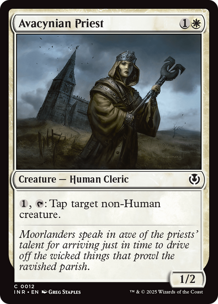 Avacynian Priest [Innistrad Remastered] | Galactic Gamez