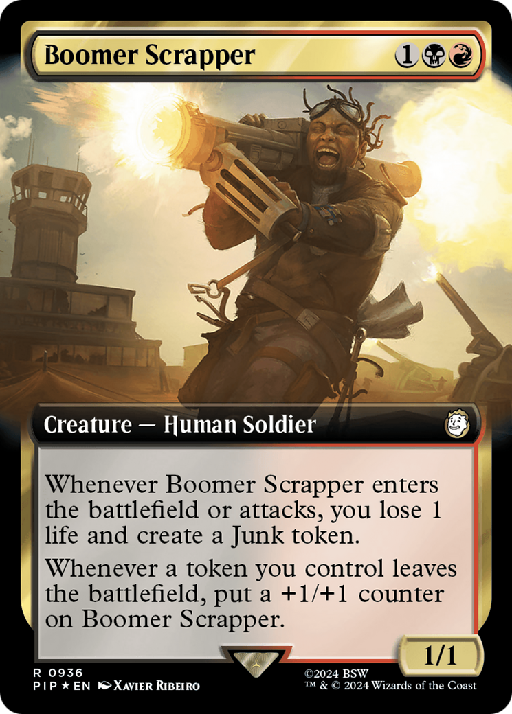 Boomer Scrapper (Extended Art) (Surge Foil) [Fallout] | Galactic Gamez