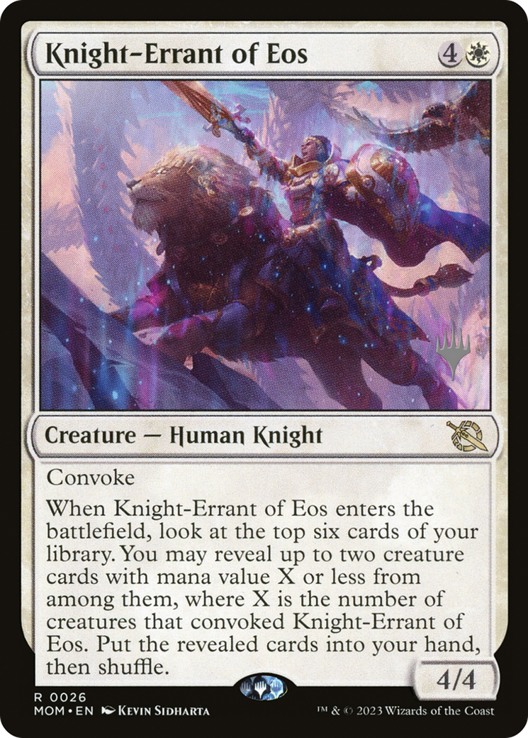 Knight-Errant of Eos (Promo Pack) [March of the Machine Promos] | Galactic Gamez