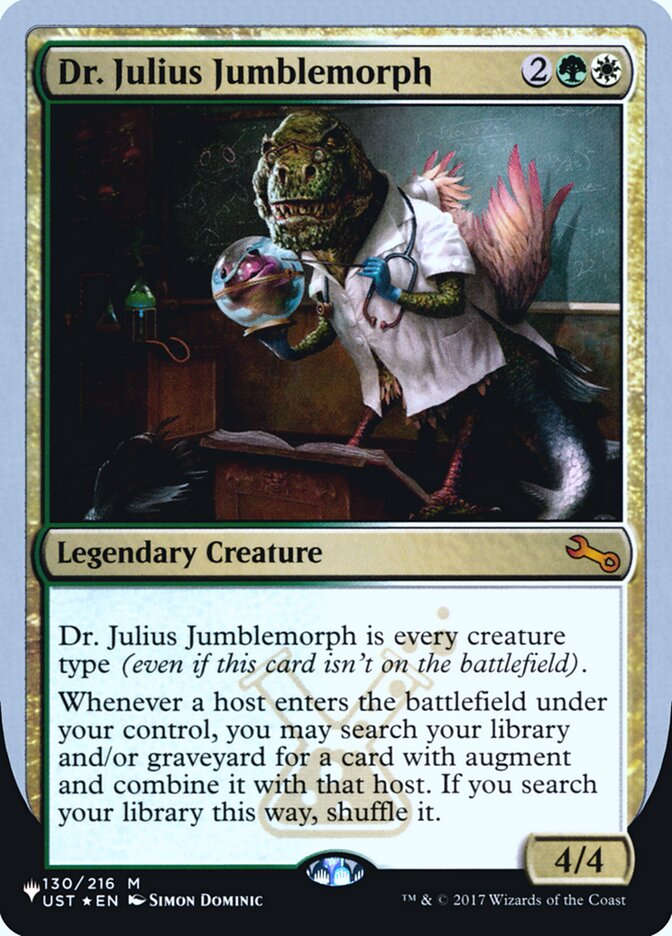 Dr. Julius Jumblemorph (Unfinity Foil Edition) [The List] | Galactic Gamez