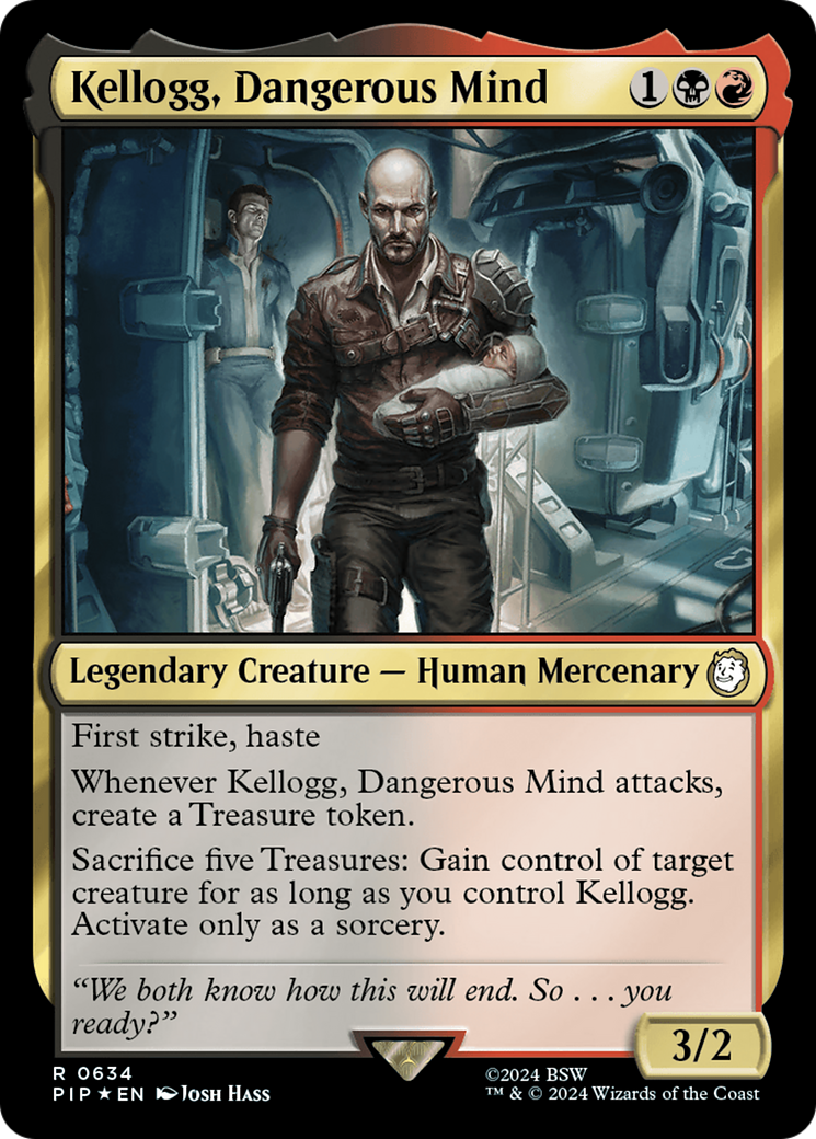 Kellogg, Dangerous Mind (Surge Foil) [Fallout] | Galactic Gamez